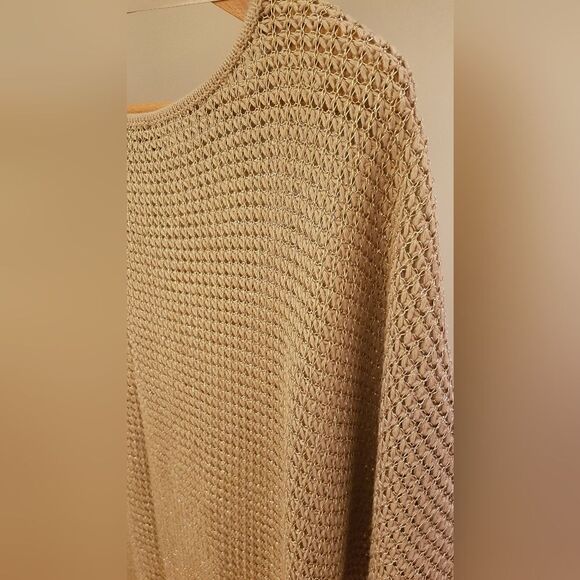 INC International Concepts *NWOT* GOLD Sweater Size Medium * Stunning! - Picture 5 of 14